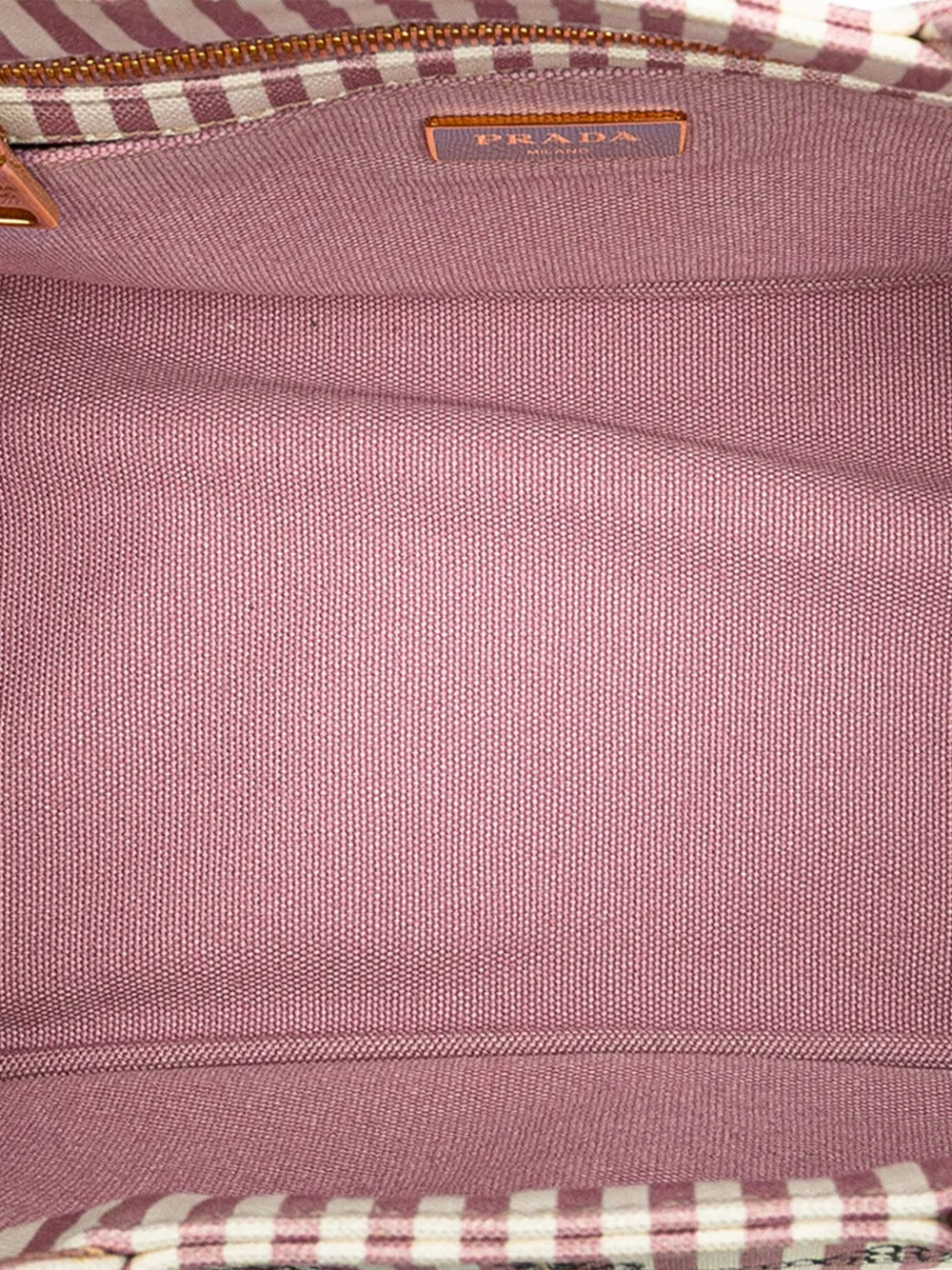 Prada Pre-Owned 2013-2025 スモール キャンバス カナパ ロゴ