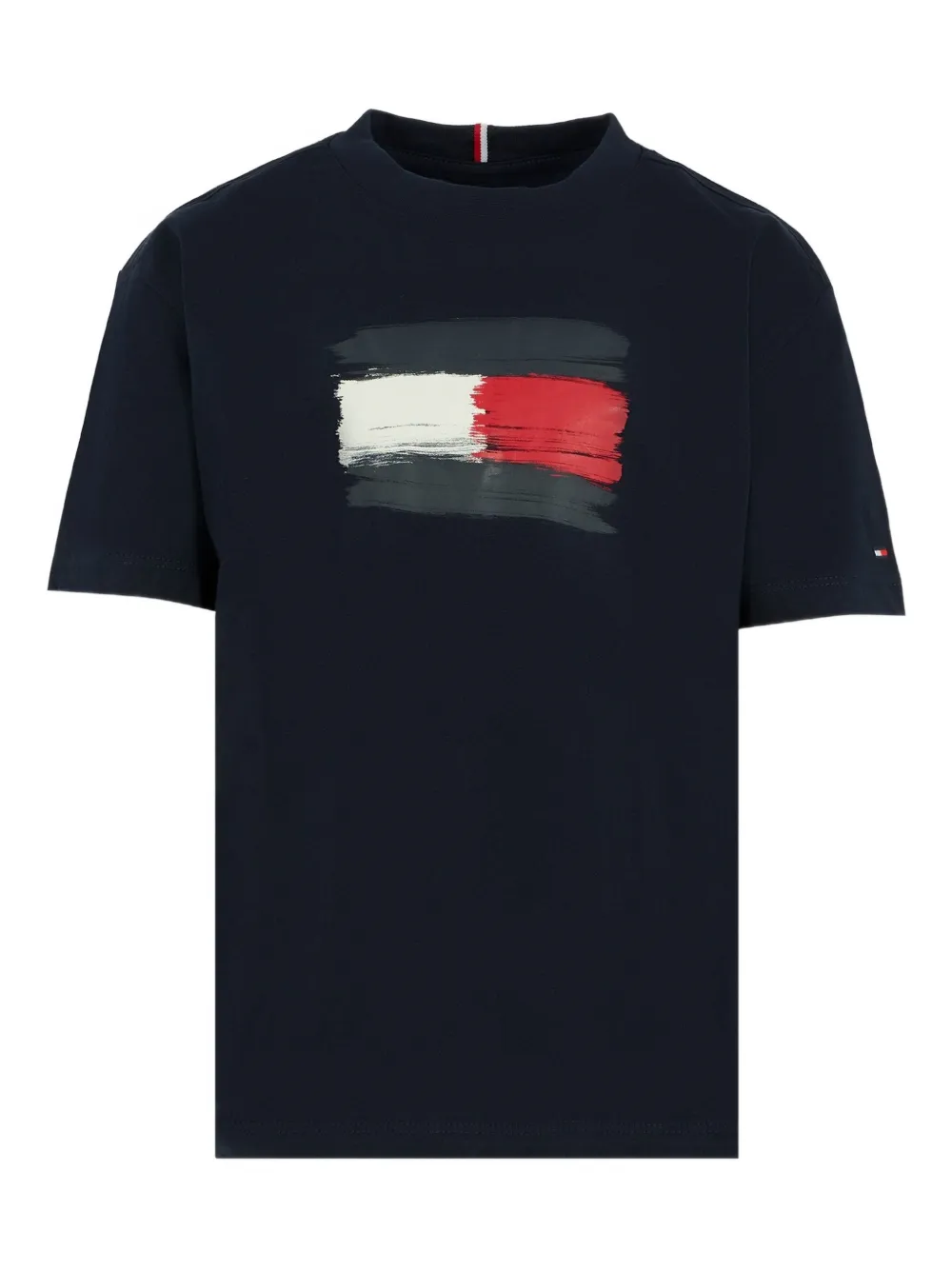 Tommy Hilfiger Junior paint-effect T-shirt | Blue | Image 1