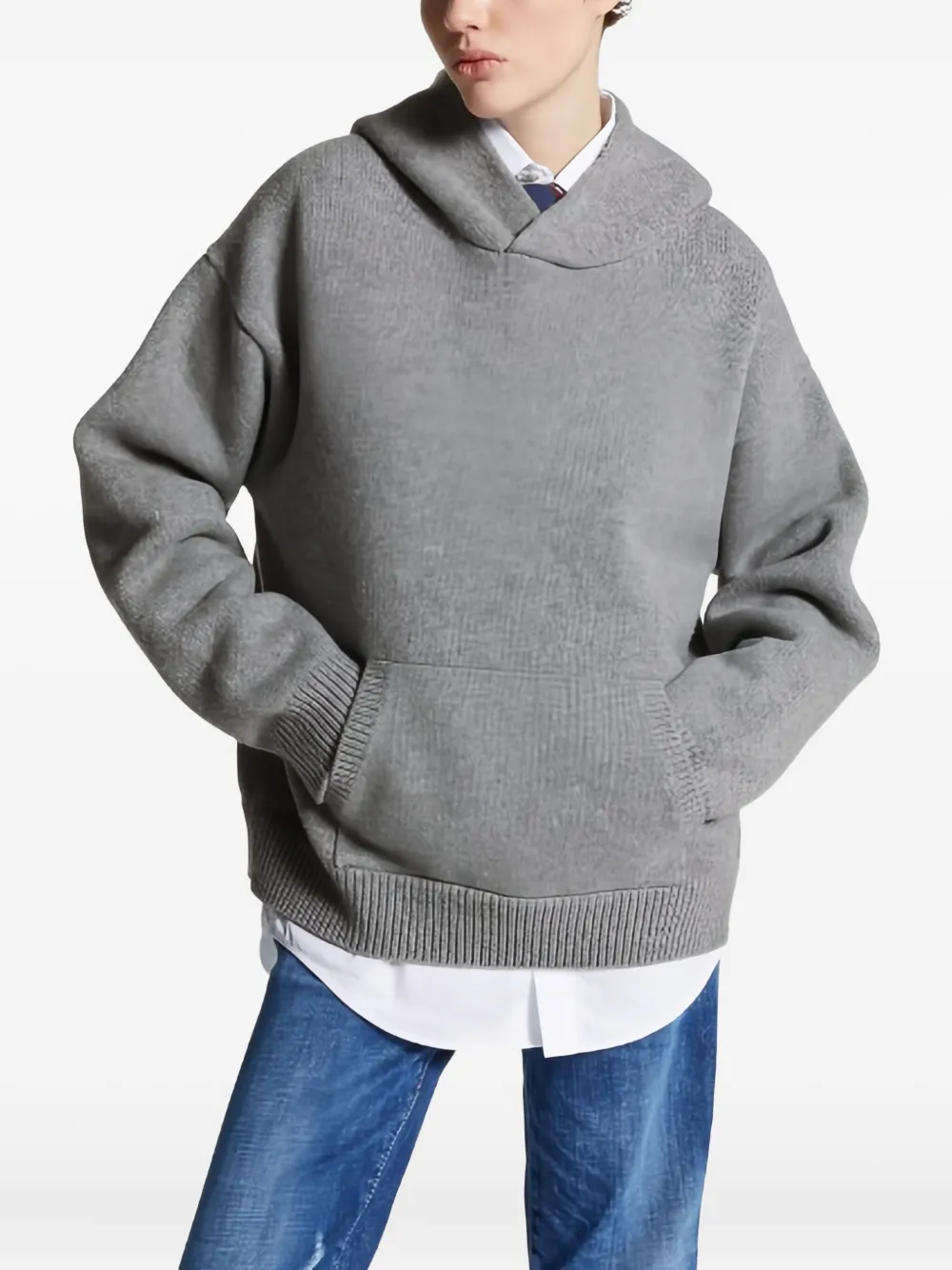 DSQUARED2 hooded pocket sweater | Knitted Sweaters | Image 2