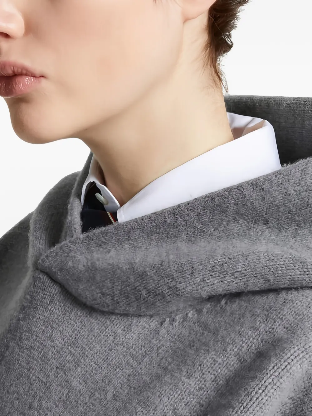 DSQUARED2 Trui met capuchon en zak Grijs