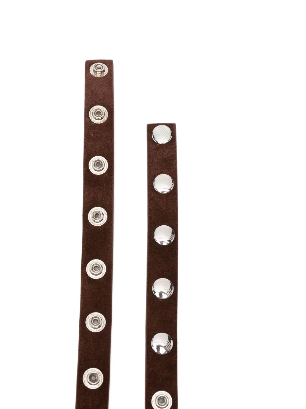 Attico Studded Belt In Brown