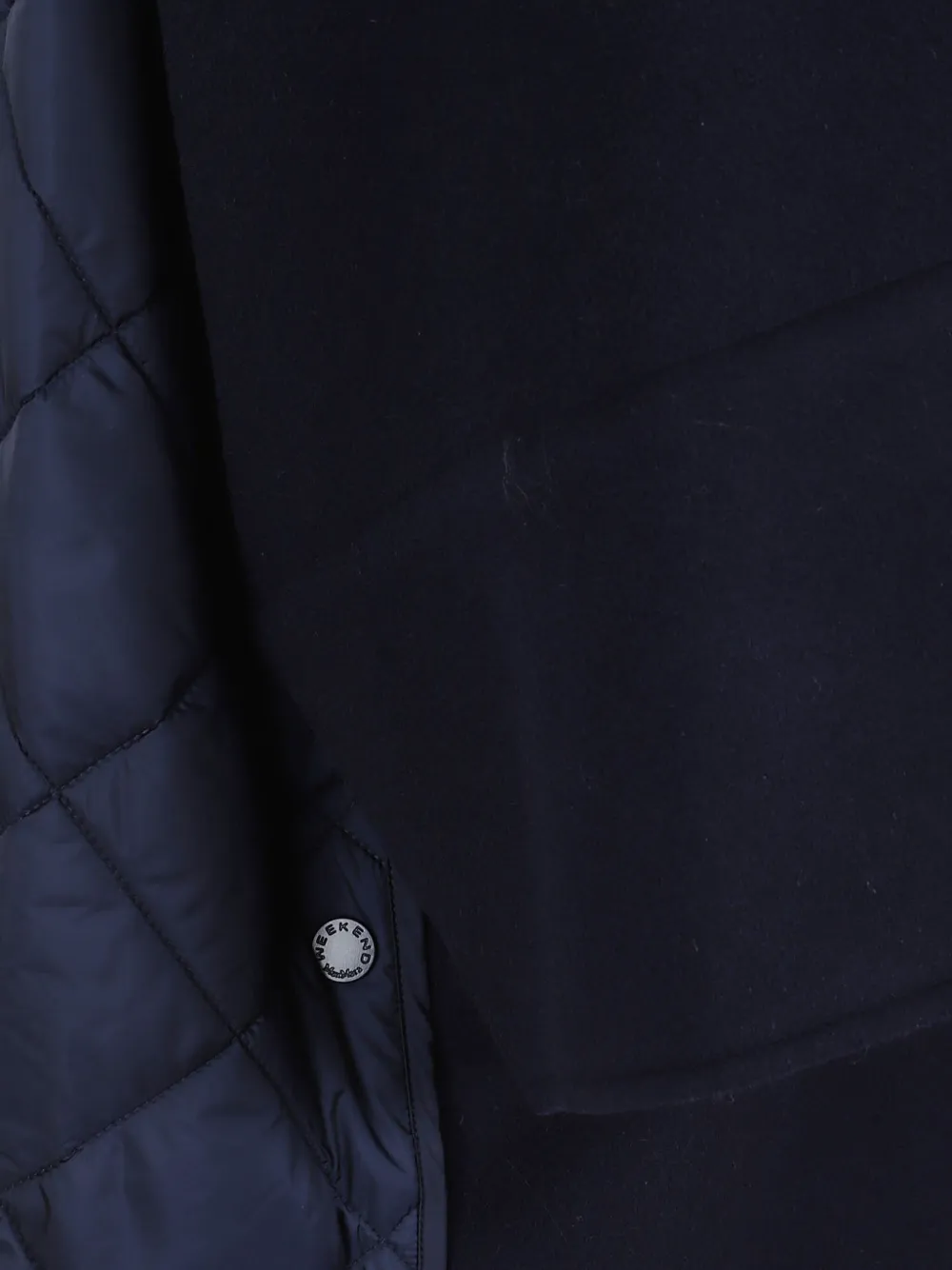 Weekend Max Mara Long-sleeved Coat In Blue