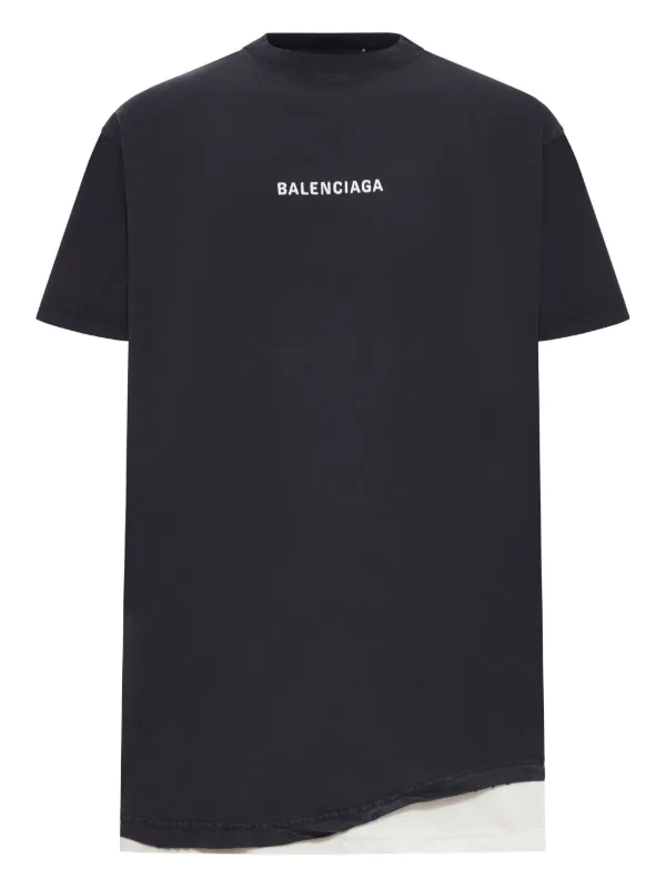 Balenciaga レイヤード Tシャツ | ブラック | FARFETCH JP
