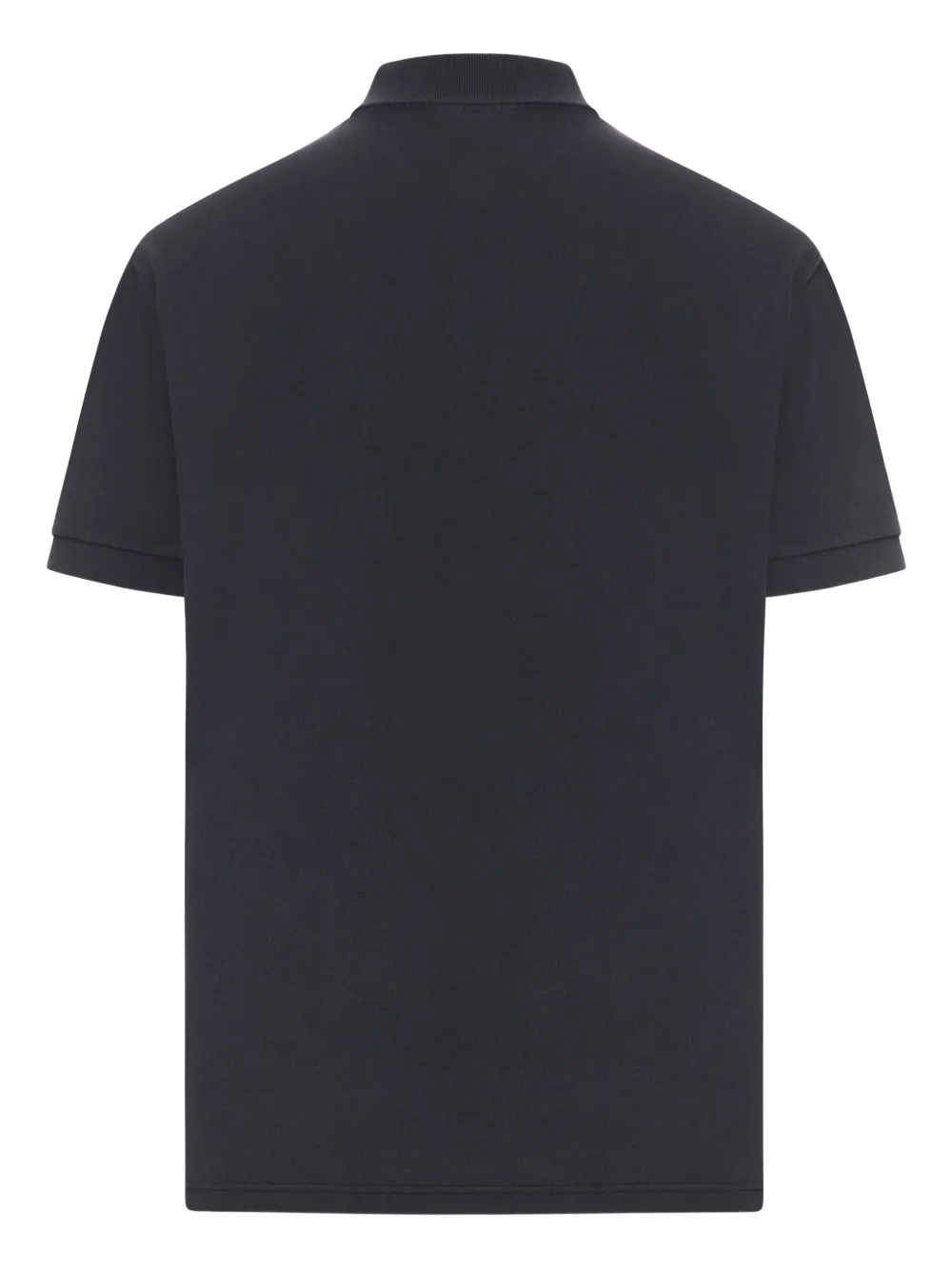 Balenciaga lion-embroidered piqué polo shirt - Zwart