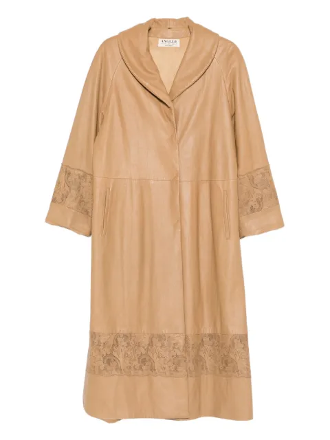 A.N.G.E.L.O. Vintage Cult 1990s embroidered leather coat