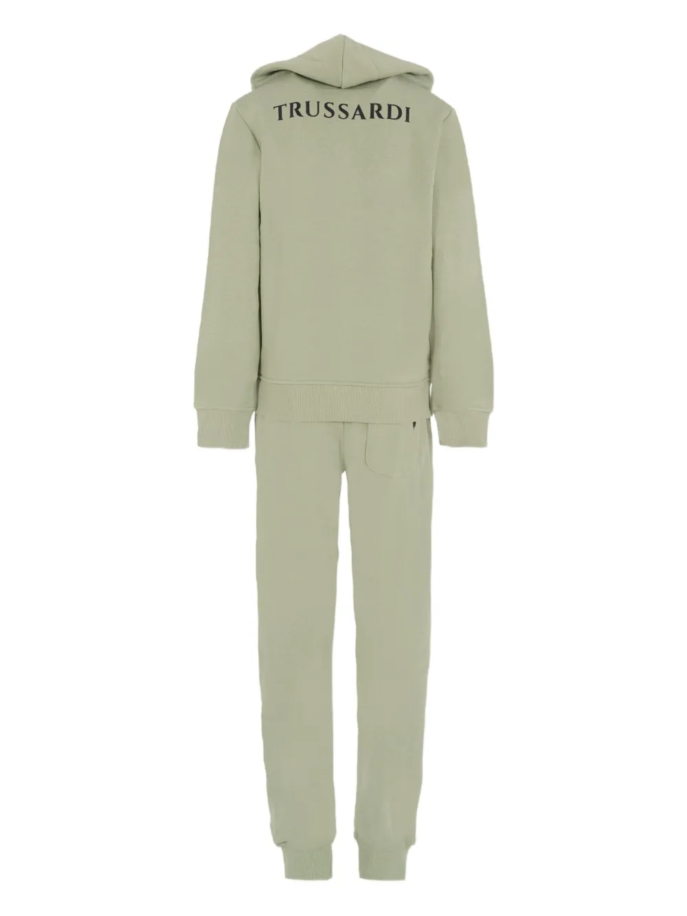 TRUSSARDI JUNIOR Trainingspak met capuchon en rits Groen