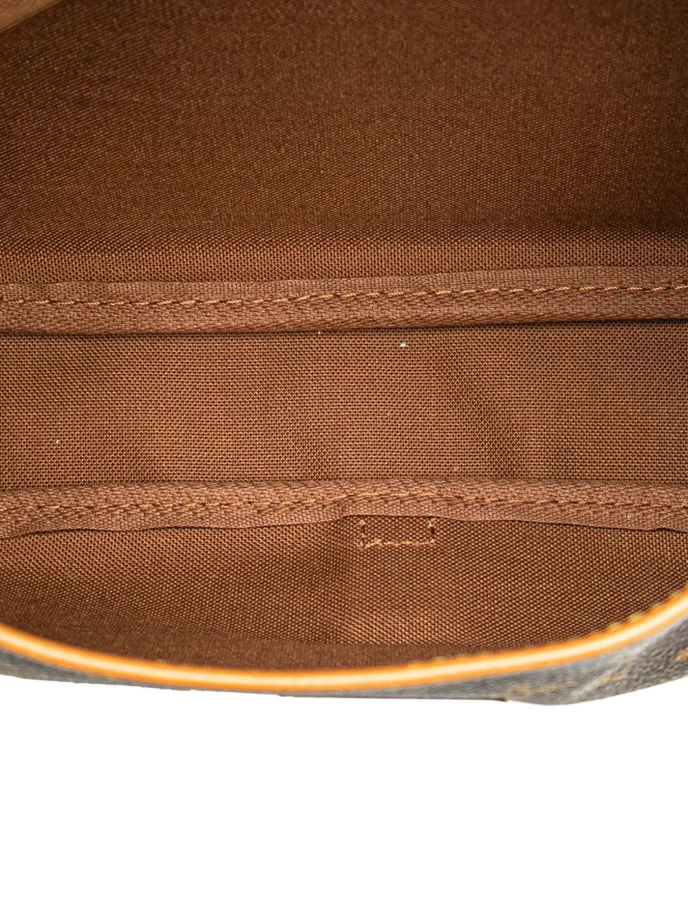 Pre-owned Louis Vuitton 1997 Monogram Saumur 30 Crossbody Bag In Brown