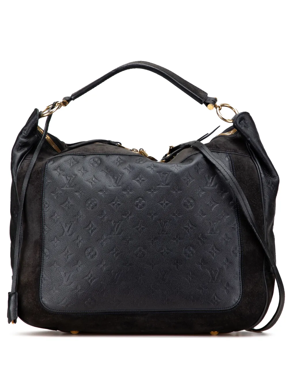 Louis Vuitton Pre-Owned 2011 モノグラム アンプラント アウダシユーズ GM サッチェルバッグ - ブルー Louis Vuitton Pre-Owned 2011 モノグラム アンプラント アウダシユーズ GM サッチェルバッグ - ブルー