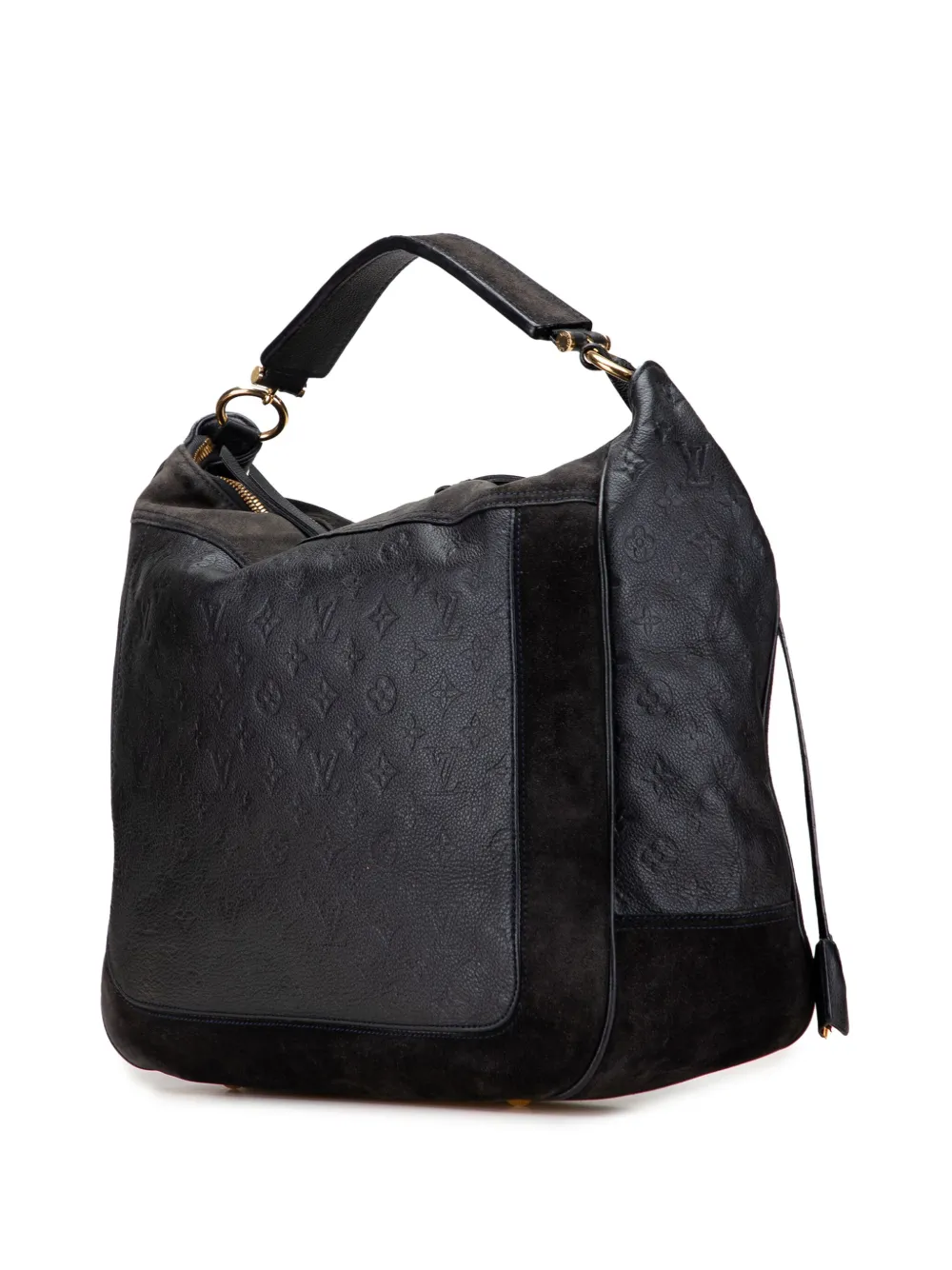 Pre-owned Louis Vuitton 2011 Monogram Empreinte Audacieuse Gm Satchel In Blue