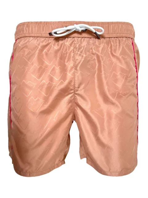 Iceberg logo-patterned side-striped swim shorts