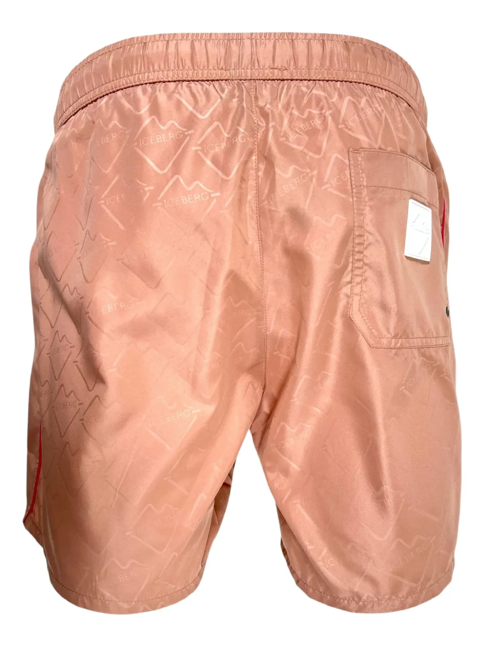 Iceberg short de bain rayé à patch logo | Shorts de bain | Image 2