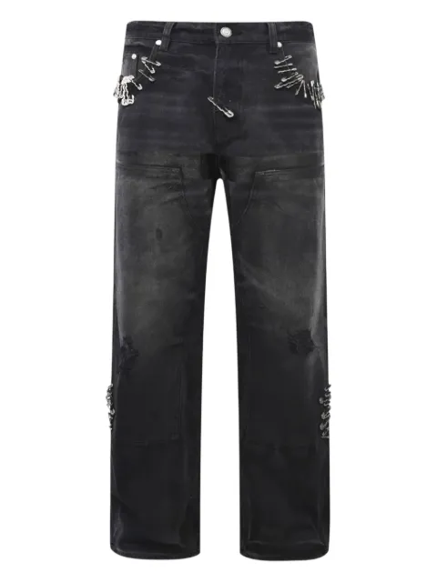 BIRTH OF ROYAL CHILD pin-embellished trousers