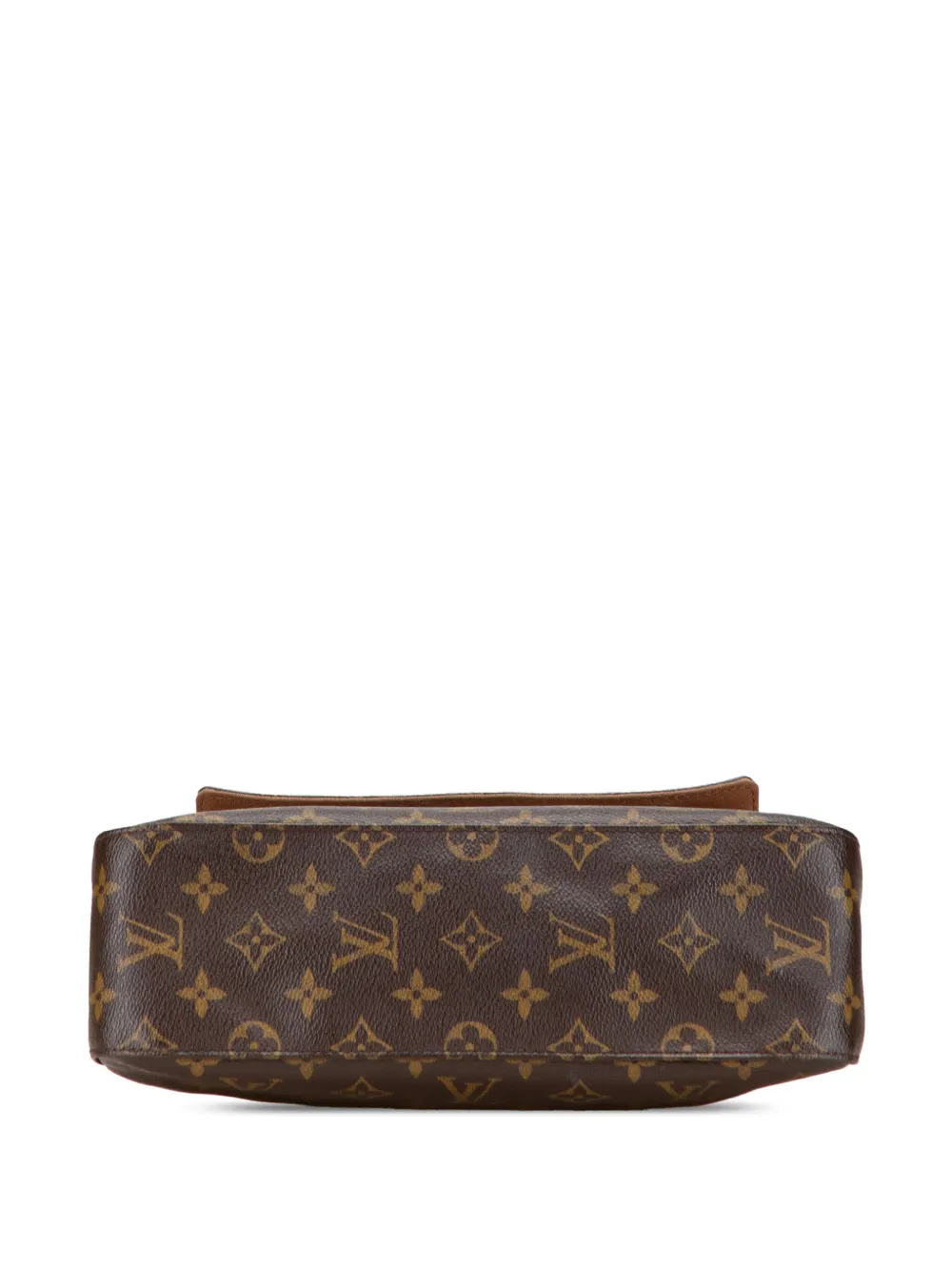Pre-owned Louis Vuitton 2002 Monogram Mini Looping Shoulder Bag In Brown