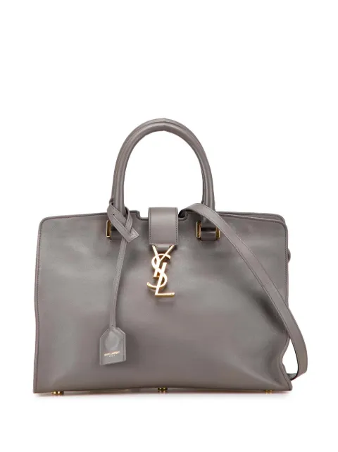 Saint Laurent Pre-Owned 2015 Small Leather Monogram Cabas satchel