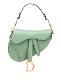 Christian Dior Pre-Owned 2020 Mini Calfskin Saddle Bag satchel - Green
