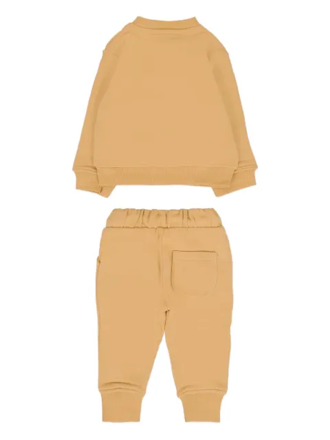 TRUSSARDI JUNIOR zip-fastening embroidered tracksuit set