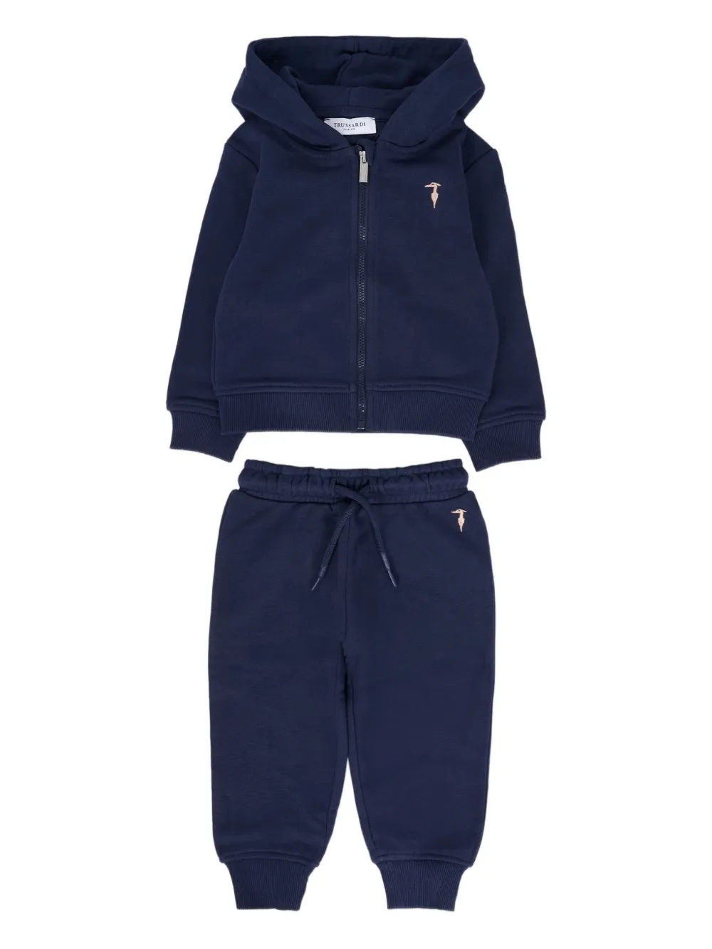 TRUSSARDI JUNIOR hooded zip-up tracksuit set | Blue | Image 1