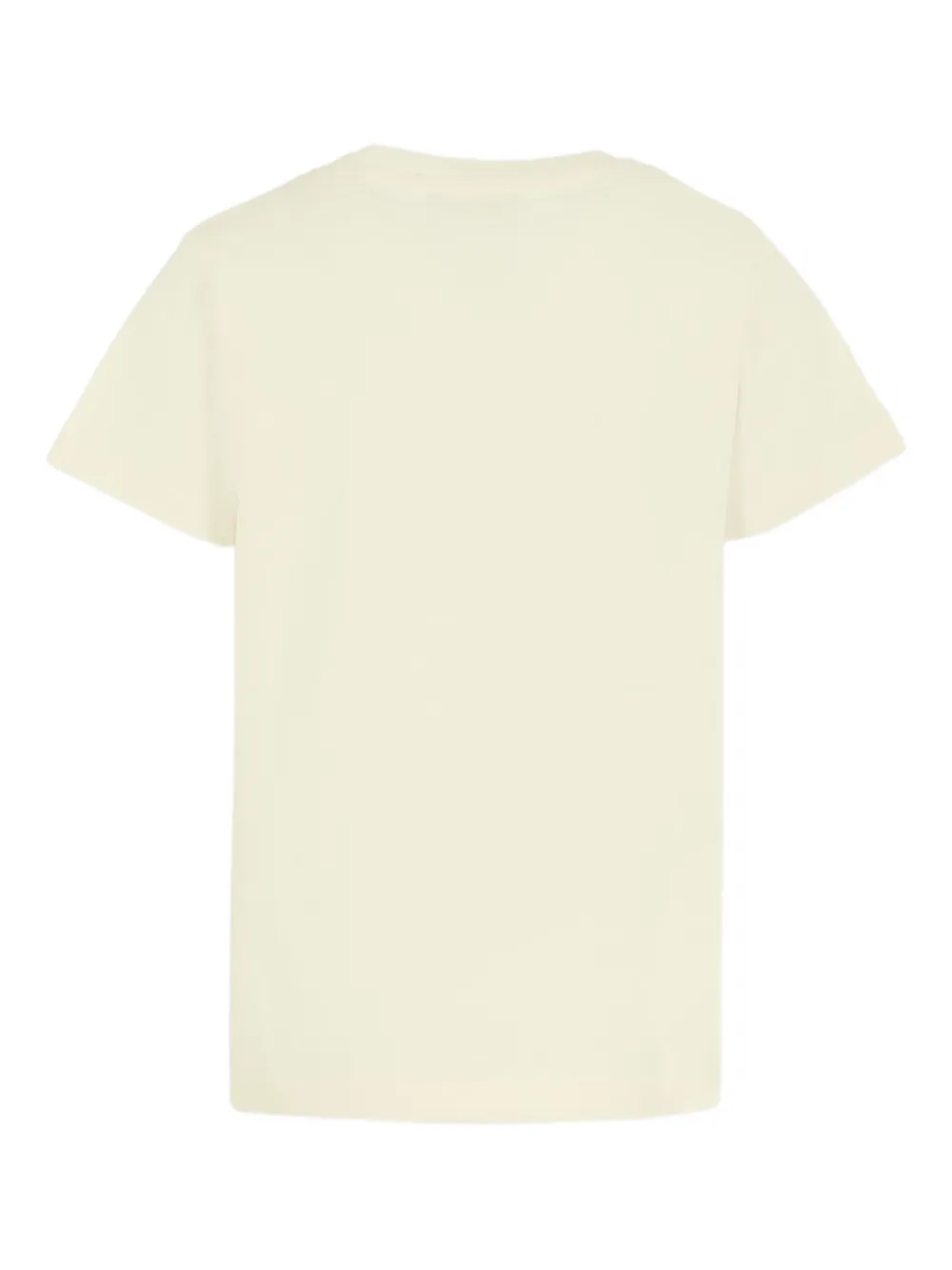 Trussardi Junior Logo-embellished Cotton T-shirt In White