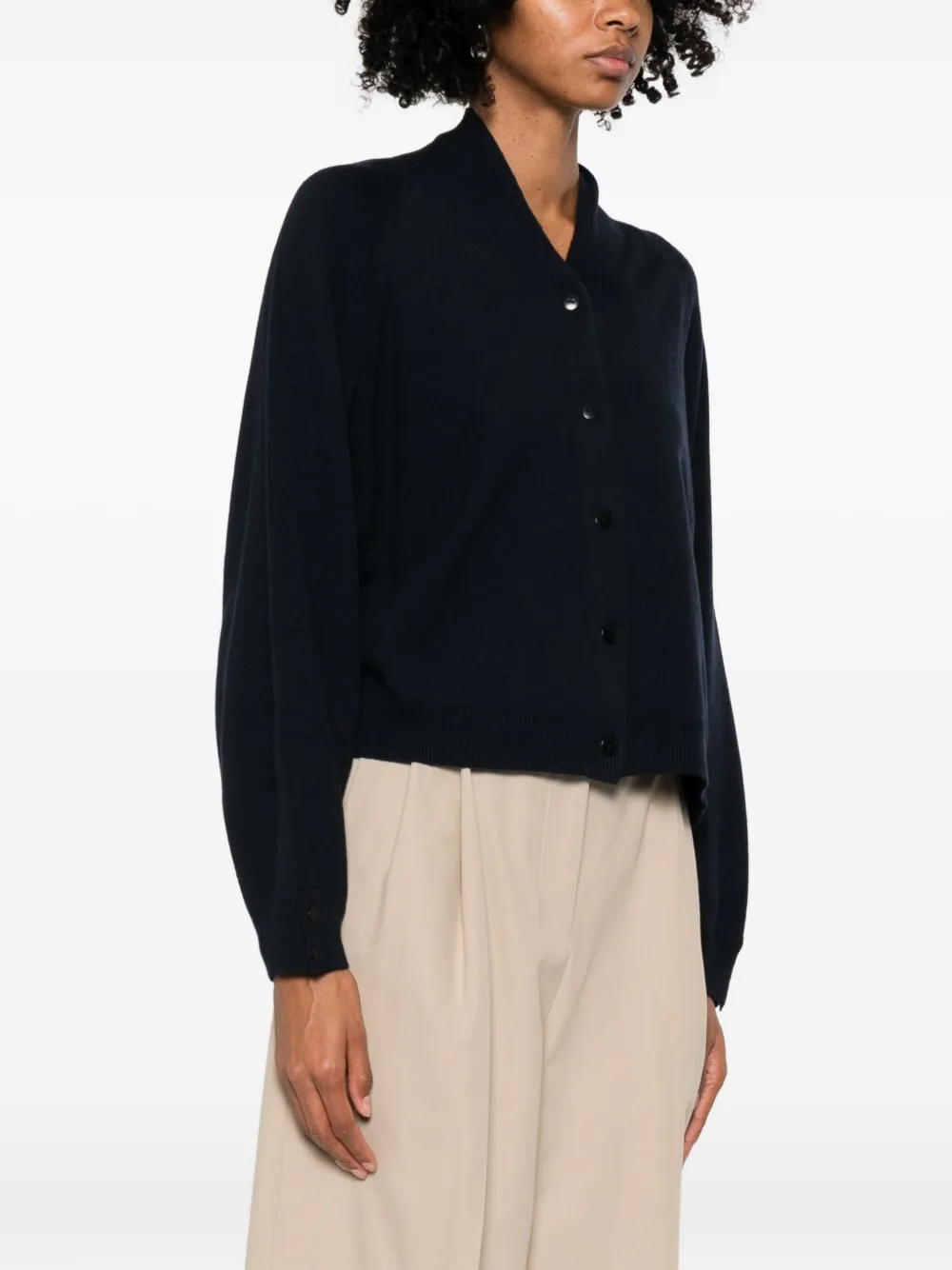 Cordera V-neck Cardigan In Blue