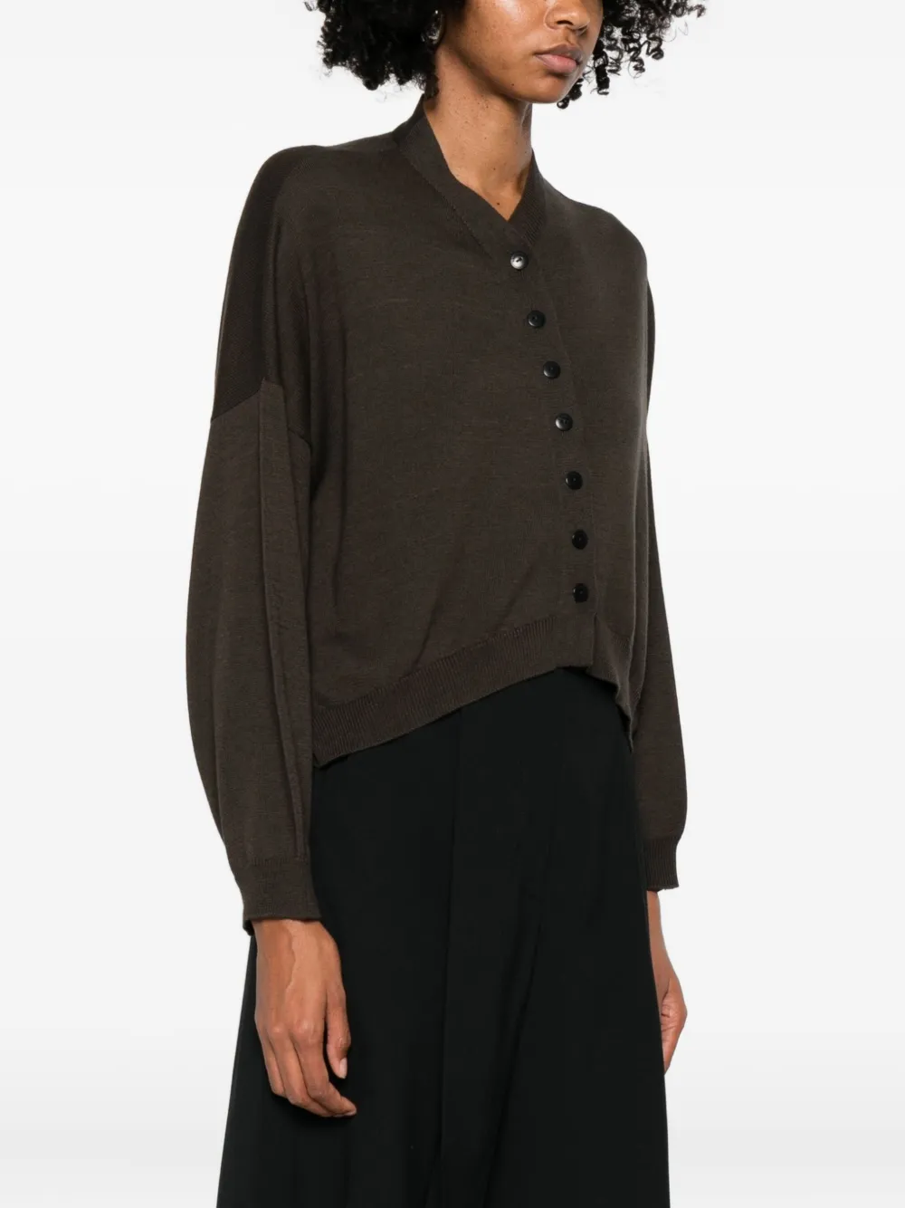 Cordera V-neck Cardigan In Black