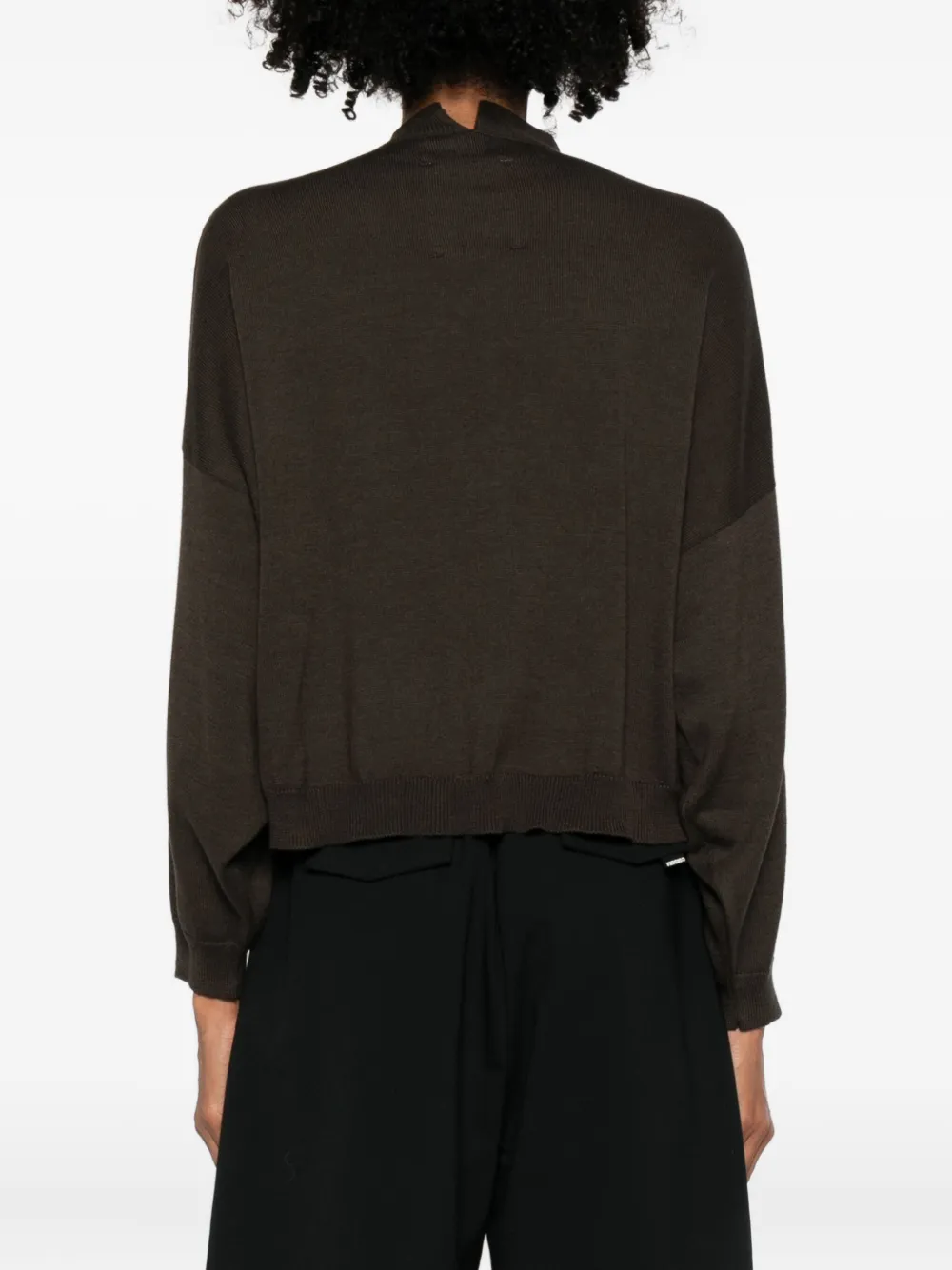 Cordera V-neck Cardigan In Black
