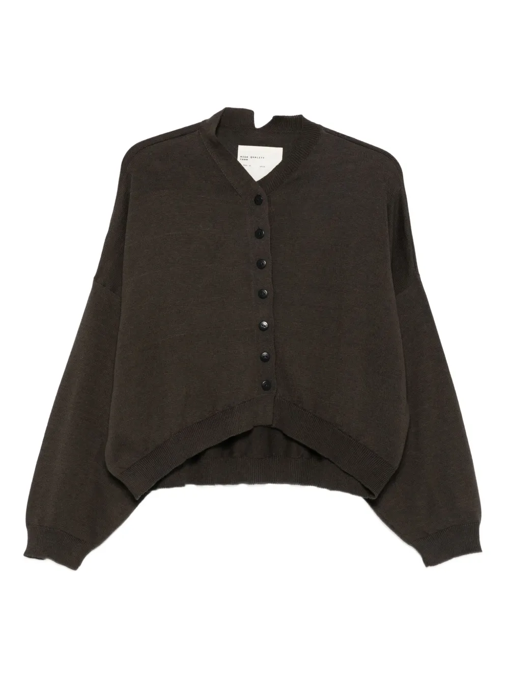 Cordera V-neck cardigan | Green | Image 1