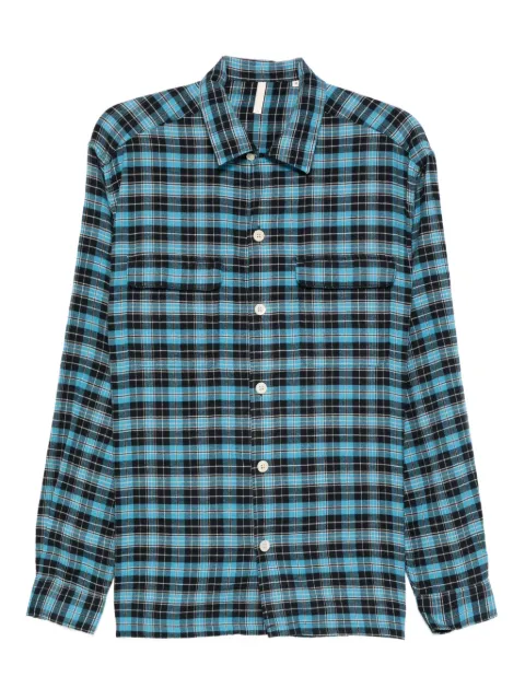 Sunflower pocket checked shirt