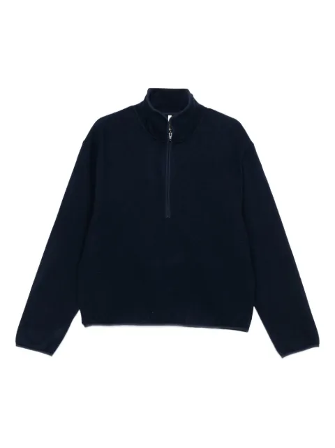 Sunflower high-neck half-zip sweater