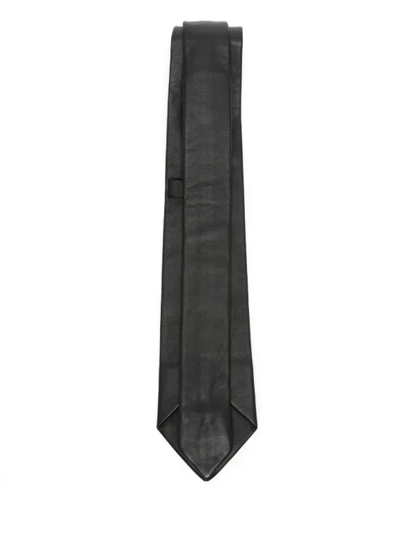 Sunflower Leather Tie | Black | FARFETCH