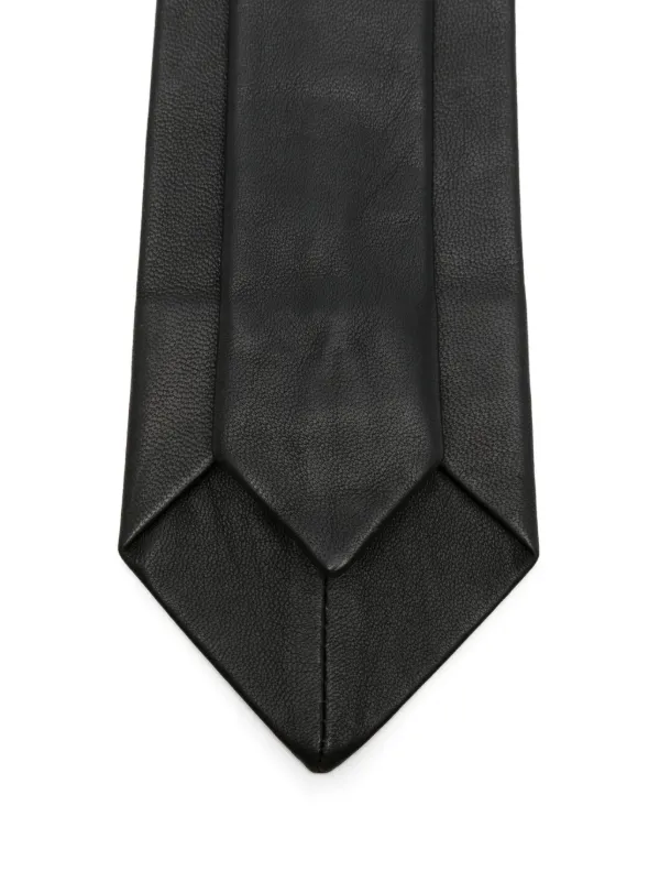 Sunflower Leather Tie | Black | FARFETCH IL