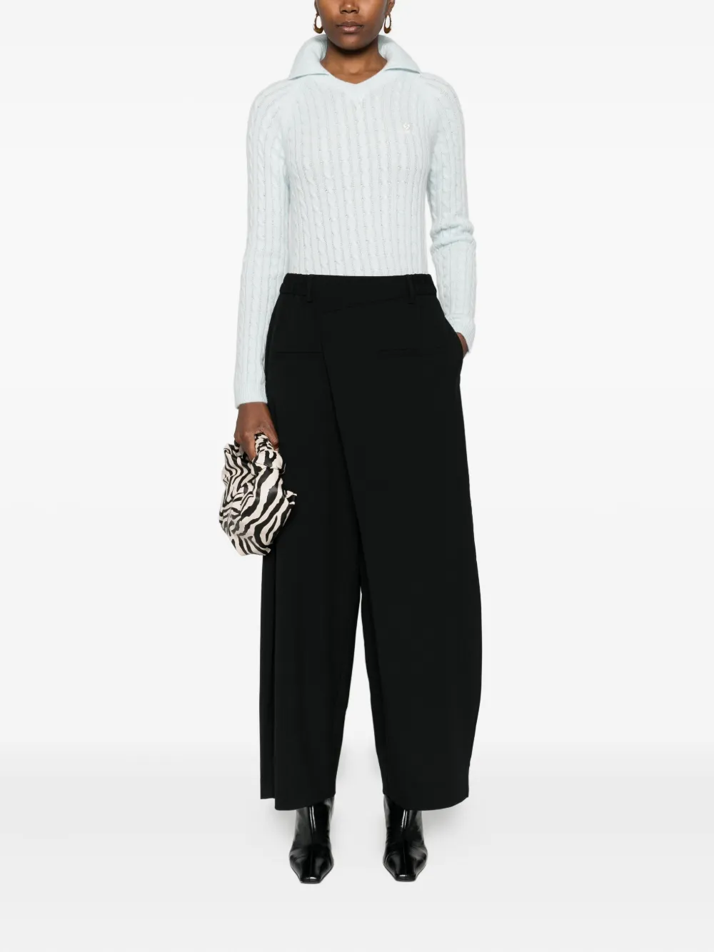 Cordera wrap pants | Pantalones rectos | Image 2