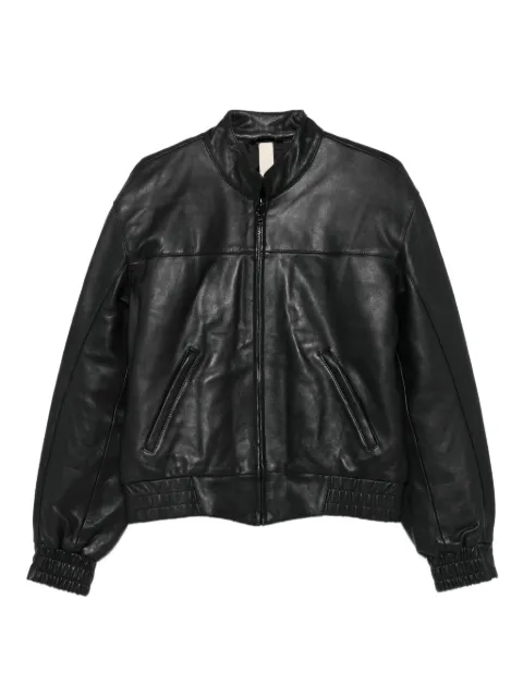 Sunflower zip-front elasticated-cuff jacket