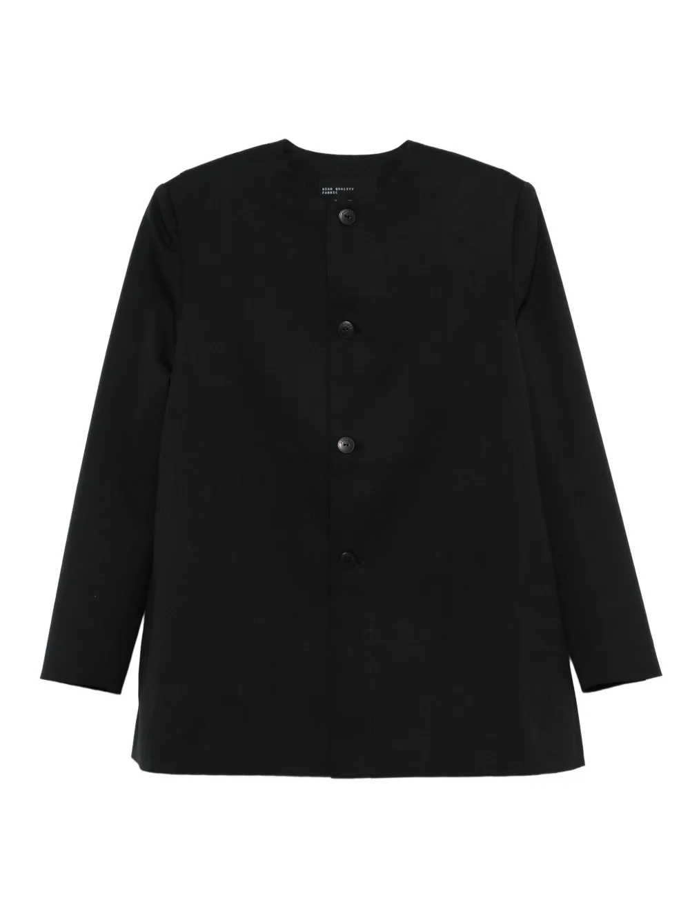 Cordera collarless jacket | Black | Image 1
