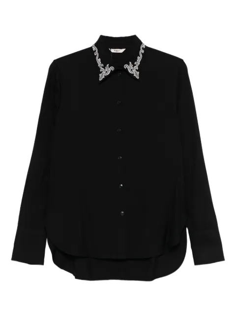 Barena camisa con detalles en el cuello
