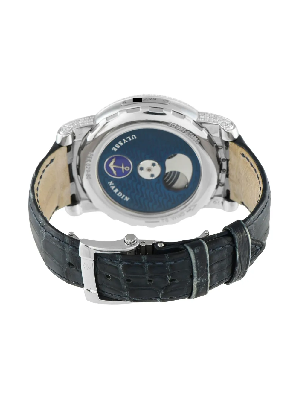 Pre-owned Ulysse Nardin Freak Diamond Heart 44.5mm In Blue