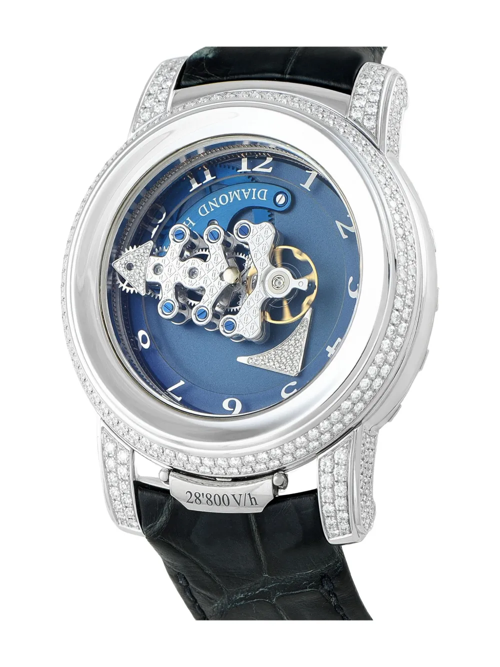 Pre-owned Ulysse Nardin Freak Diamond Heart 44.5mm In Blue