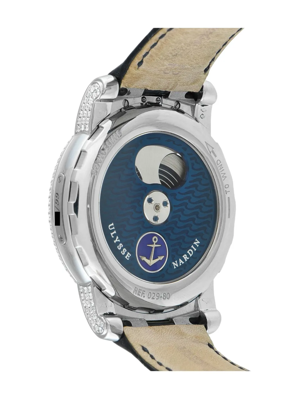 Pre-owned Ulysse Nardin Freak Diamond Heart 44.5mm In Blue