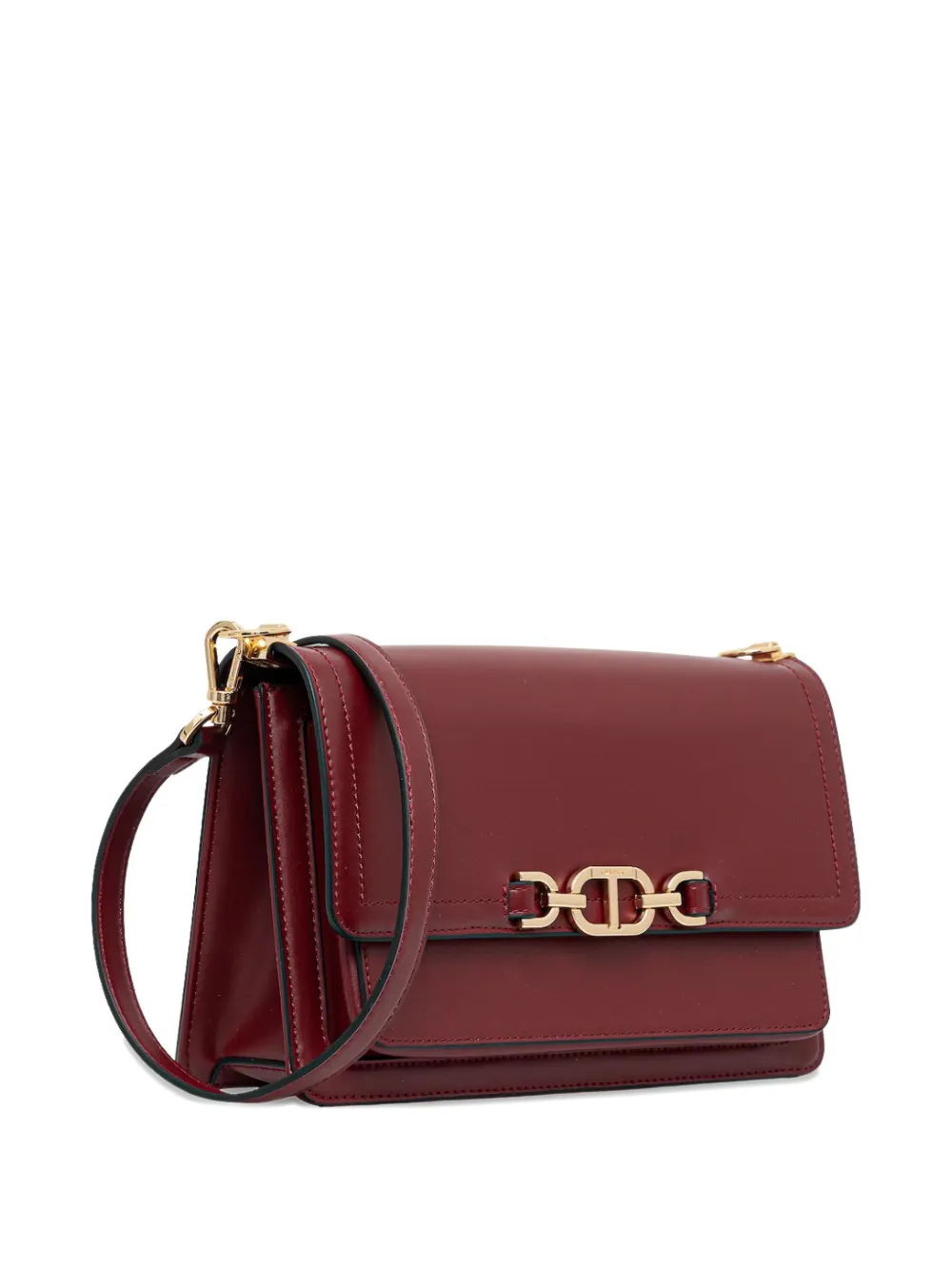 Twinset Chain Shoulder Bag In Red
