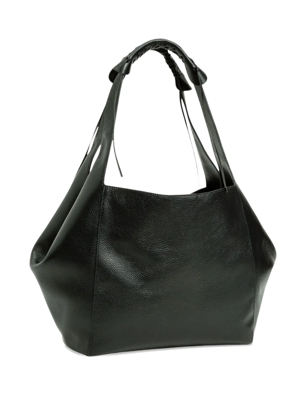 TWINSET leather tote bag - Zwart