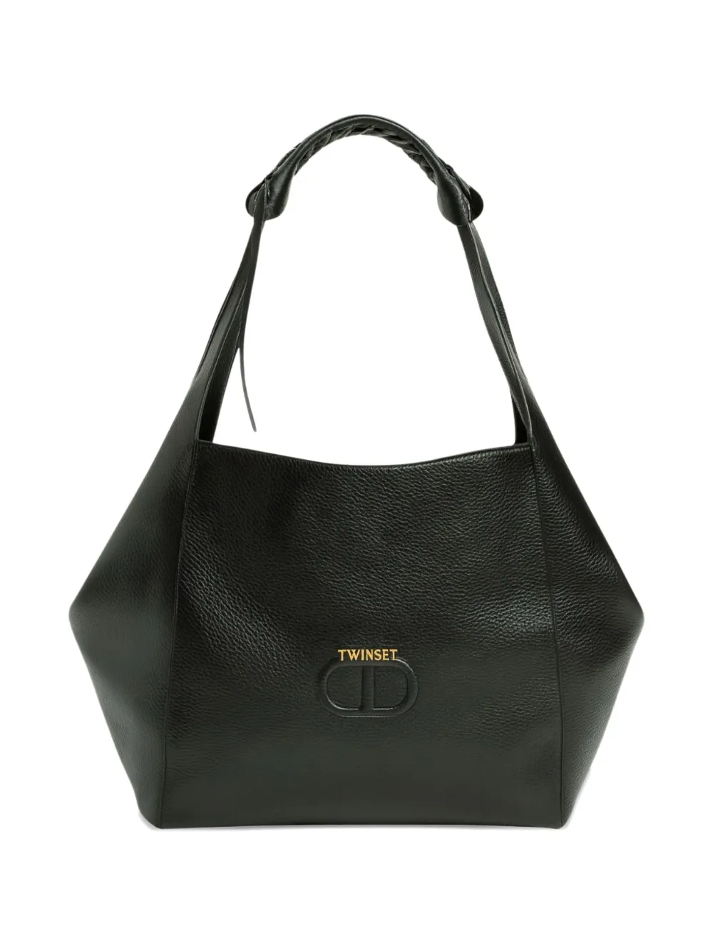 TWINSET leather tote bag | Black | Image 1