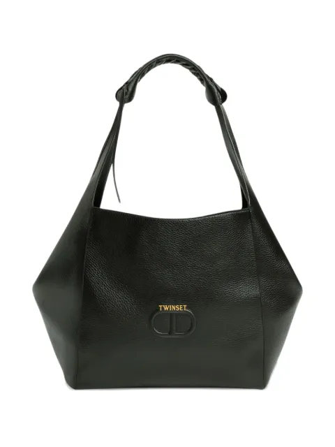 TWINSET leather tote bag