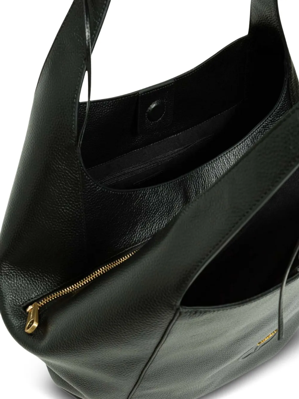 TWINSET Leren shopper Zwart