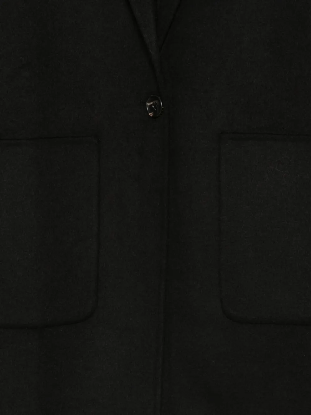 Rails Everest Patch-pocket Single-breasted Coat In Black