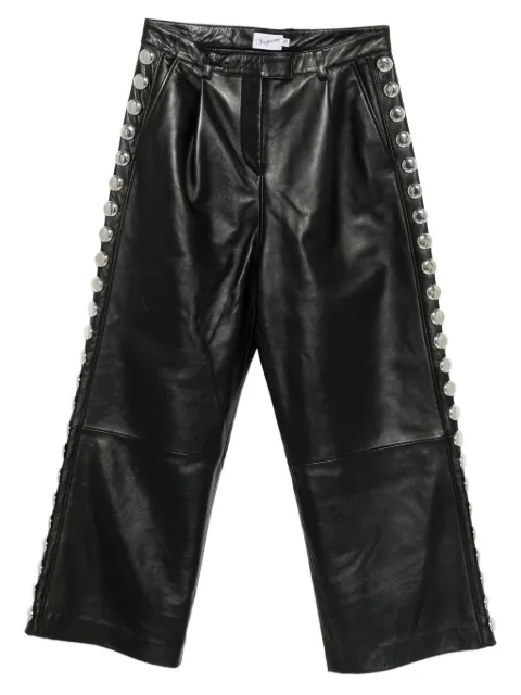 Vaquera pantalones rectos
