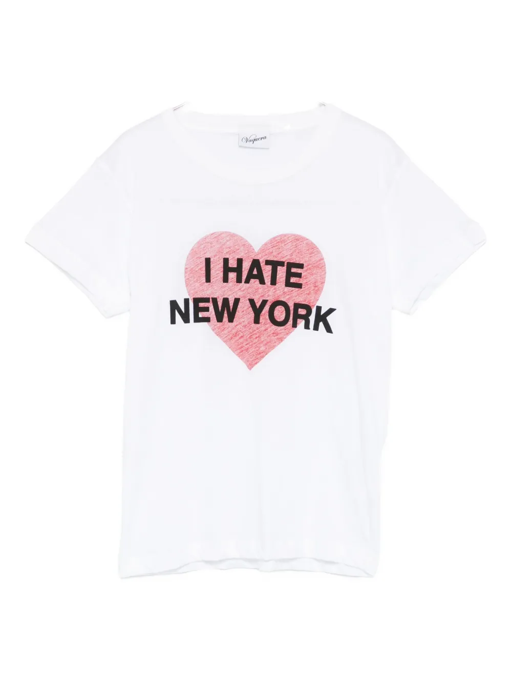 Vaquera I Hate New York T-shirt In White