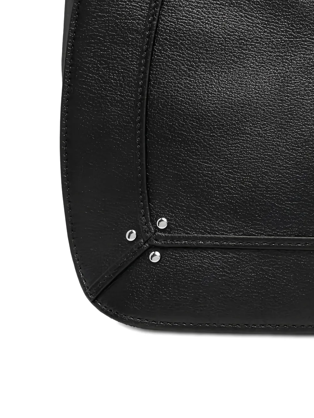 Jérôme Dreyfuss Medium Pepito Stud-detai Leather Shoulder Bag In Black