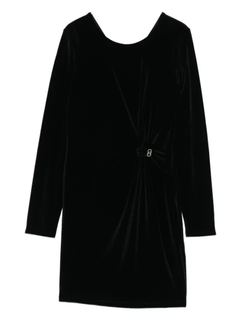 LIU JO robe en velours à détail noué