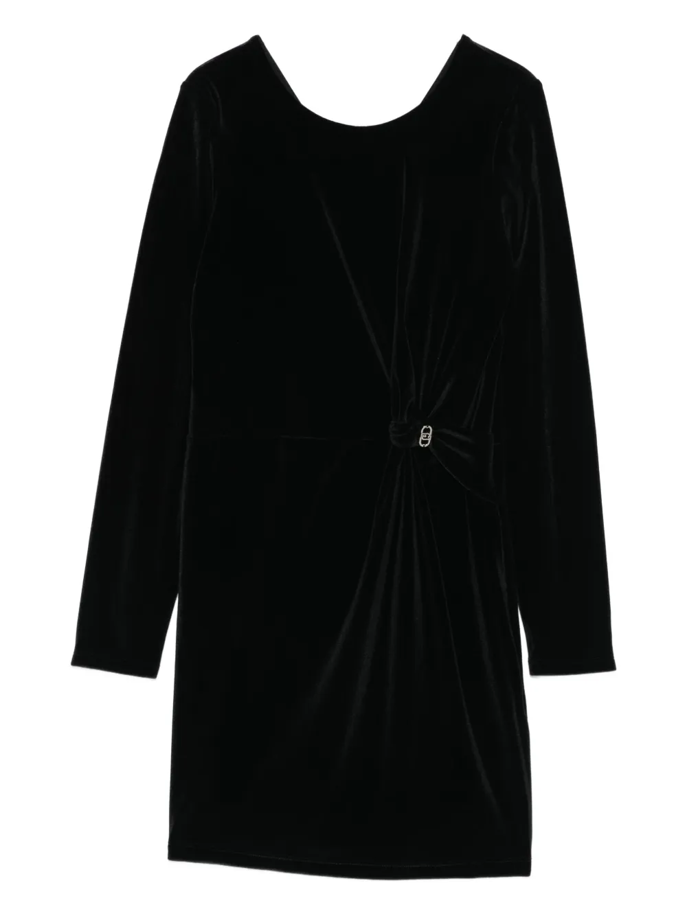 LIU JO velvet knot-detailed dress | Black | Image 1