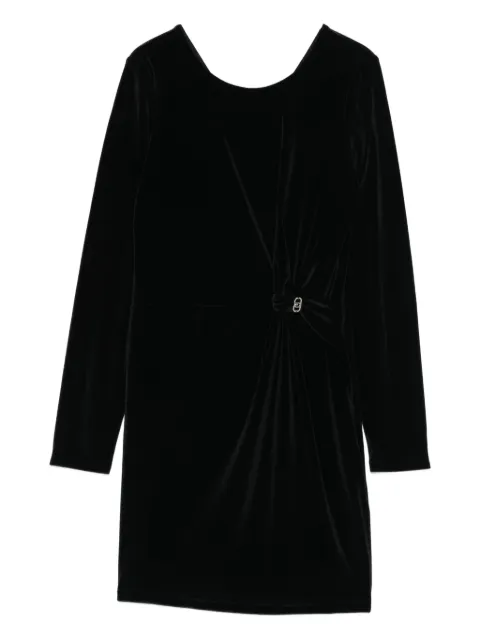 LIU JO velvet knot-detailed dress
