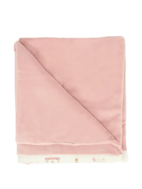 NANAN embroidered baby blanket